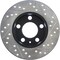 Centric Parts Sport Drilled/Slotted Brake Rotor, 127.33057R 127.33057R - alternate 5